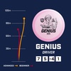Discgolf Fairway Driver GENIUS 7/5/-4/1 Pink 3